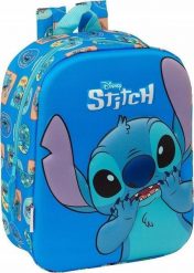 PLECAK 3D do przedszkola 27 cm Disney STITCH jednokomorowy. Torby i plecaki dziecięce safta. Za 64.99 zł.