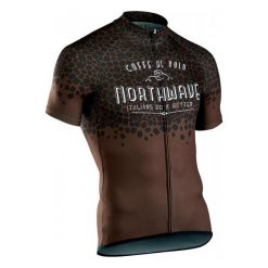 Northwave Męska Koszulka Rowerowa Caffealvolo Jrs S/S Brown Xl. Brązowe koszulki sportowe męskie Northwave. Za 249.00 zł.