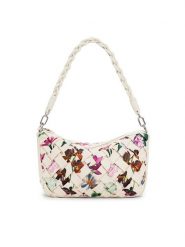 Desigual Torebka 25SAXPBQ Écru. Torebki do ręki damskie Desigual, bez wzorów, ze skóry, bez dodatków. Za 219.99 zł.