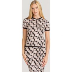 SWETER ELISABETTA FRANCHI. Swetry damskie Elisabetta Franchi, bez wzorów, bez kołnierzyka, bez ramiączek, bez kaptura. Za 789.00 zł.