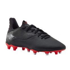 Buty do piłki nożnej Kipsta Viralto I FG. Czarne buty sportowe męskie KIPSTA, z materiału, bez zapięcia, do piłki nożnej. Za 119.99 zł.