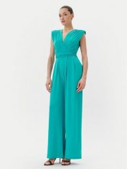 Rinascimento Kombinezon CFC0123771003 Zielony Regular Fit. Zielone sukienki damskie Rinascimento, l, bez wzorów, z syntetyku, bez kołnierzyka, bez ramiączek. Za 269.99 zł.