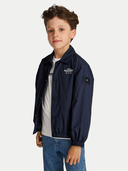 Tommy Hilfiger Kurtka przejściowa Coach KB0KB09364 Granatowy Regular Fit. Niebieskie kurtki i płaszcze dla chłopców Tommy Hilfiger, bez wzorów, z syntetyku, bez kaptura. Za 239.99 zł.