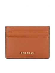 Gino Rossi Portfel QYL0023 Brązowy. Brązowe portfele damskie Gino Rossi, bez wzorów, z materiału. Za 39.99 zł.