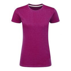 Idealna Koszulka Damska. Czerwone koszulki sportowe damskie SG, s, bez wzorów, sportowe, bez kołnierzyka. Za 34.99 zł.