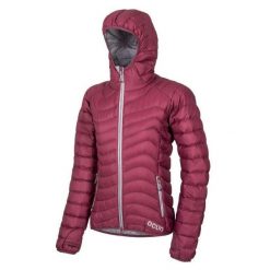 Kurtka puchowa damska Ocun Tsunami Eco. Czerwone kurtki damskie Ocun, s, bez wzorów, z puchu, bez kaptura, trekkingowe. Za 728.99 zł.