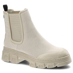 Beżowe Botki Tamaris Modne Buty Damskie Na Wiosnę. Brązowe kozaki damskie Tamaris, bez obcasa. Za 259.00 zł.