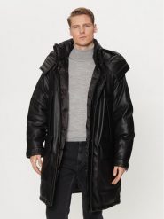 HUGO Kurtka z imitacji skóry Misian2441 50522494 Czarny Relaxed Fit. Czarne kurtki męskie Hugo, m, bez wzorów, ze skóry, bez kaptura. Za 1,749.00 zł.