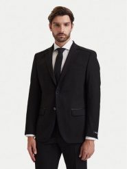 KARL LAGERFELD Marynarka 155612 564008 Czarny Modern Fit. Czarne marynarki męskie KARL LAGERFELD, bez wzorów, z syntetyku. Za 1,639.00 zł.