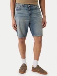 Tommy Jeans Szorty jeansowe Jaimie DM0DM22993 Niebieski Relaxed Fit. Niebieskie szorty męskie Tommy Jeans, m, bez wzorów, z bawełny. Za 409.99 zł.