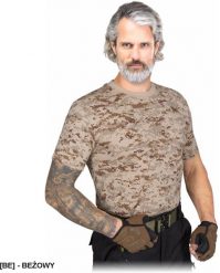Reis TG-TARNUNG - T-shirt short sleeve Tactical Guard 100% bawełna 170-180 g/m2 dedicated to military motorcycle enthusiasts - beige M. Brązowe t-shirty męskie Reis, m, bez wzorów, z bawełny, bez kołnierzyka. Za 48.55 zł.