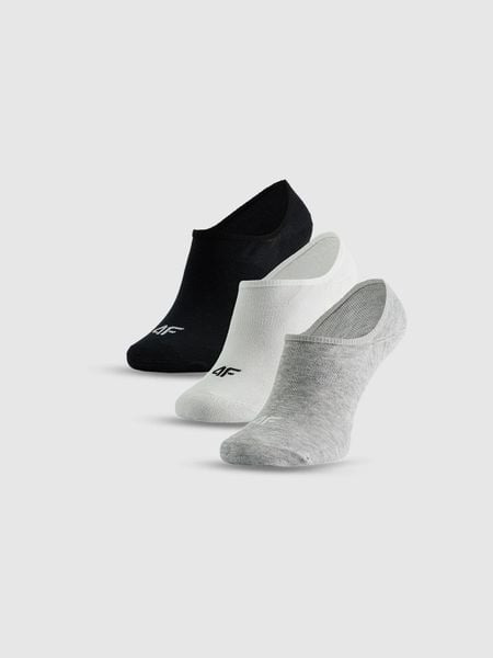 4F Skarpetki stopki (3-pack) damskie - multikolor 39-42. Skarpety damskie 4f, bez wzorów, z materiału. Za 49.99 zł.