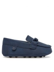 Mayoral Mokasyny 9083.95 Granatowy. Niebieskie półbuty chłopięce Mayoral, bez wzorów, ze skóry, bez zapięcia. Za 99.99 zł.