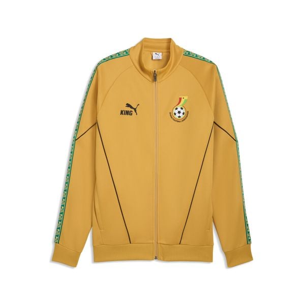 Męska kurtka Ghany KING Anthem PUMA. Czarne kurtki męskie Puma, m, bez wzorów, z materiału, retro, bez kaptura. Za 389.00 zł.