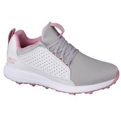 Skechers Go Golf Max Mojo, damskie buty do golfa, Białe. Białe obuwie sportowe damskie Skechers, bez wzorów, z tkaniny, na golfa. Za 219.99 zł.