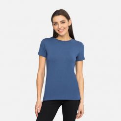 T-shirt damski VIKING Lenta Bamboo Light Lady. Niebieskie t-shirty damskie Viking, m, bez wzorów, z materiału, bez kołnierzyka. Za 139.90 zł.