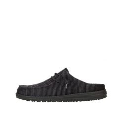 HeyDude Męskie Mokasyny Wally Slip Stretch Sox. Czarne mokasyny męskie Hey dude, z materiału. Za 239.00 zł.