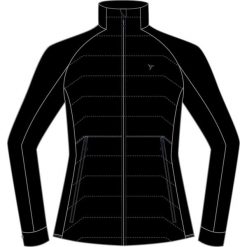 Kurtka damska zapinana na zamek Silvini Sillaro. Czarne kurtki damskie Silvini, bez wzorów, bez kaptura. Za 434.50 zł.