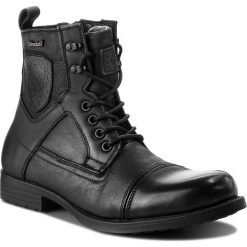 Kozaki KAZAR - Tadeu 15427-27-00 Black. Czarne kozaki męskie Kazar, z materiału. Za 549.00 zł.