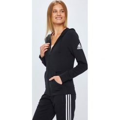 Adidas Performance - Bluza. Szare bluzy damskie adidas Performance, z bawełny. W wyprzedaży za 179.90 zł.