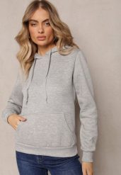 Szara Bluza z Kapturem Corbetes. Szare bluzy damskie Renee, l, bez wzorów, z dresówki, z kapturem. Za 44.99 zł.
