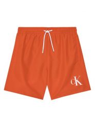 Calvin Klein Swimwear Szorty kąpielowe KV0KV00056 Pomarańczowy Regular Fit. Brązowe kąpielówki dla chłopców Calvin Klein Swimwear, bez wzorów, z syntetyku. Za 189.99 zł.
