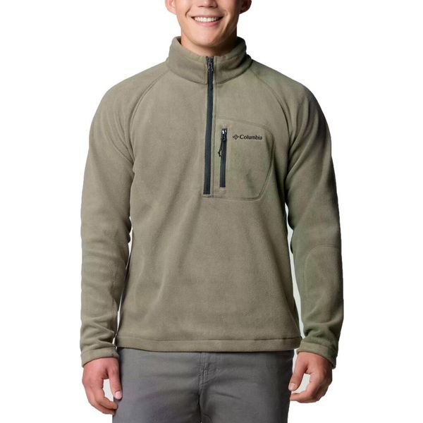 Bluza polarowa COLUMBIA FAST TREK III HALF ZIP FL Zielony. Zielone bluzy męskie Columbia, bez wzorów, z polaru, bez kaptura, trekkingowe. Za 257.16 zł.