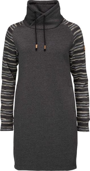 Damska sukienka-bluza Loap Ebnera Dark Grey. Szare bluzy damskie Scarpa, l, bez wzorów, z bawełny, bez kaptura. Za 219.99 zł.