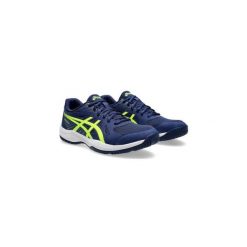 Męskie buty sportowe halowe ASICS UPCOURT 6 1071A104-400. Niebieskie buty sportowe męskie Asics, bez zapięcia, do koszykówki. Za 159.00 zł.