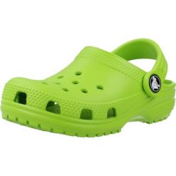 Sandały CROCS CLASSIC CLOG T Zielony. Zielone sandały męskie Crocs, z materiału, bez zapięcia. Za 170.99 zł.