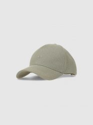 4F Czapka z daszkiem strapback uniseks - khaki Uniwersalny. Brązowe czapki i kapelusze damskie 4f, na lato, bez wzorów, z syntetyku, klasyczne. W wyprzedaży za 39.99 zł.