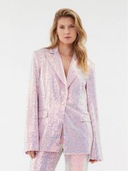 ROTATE Marynarka Sequin 1113712208 Różowy Oversize. Czerwone żakiety damskie ROTATE, bez wzorów, z syntetyku. Za 1,759.00 zł.