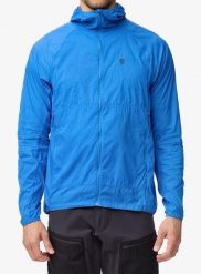 Kurtka przeciwwiatrowa Fjallraven Keb Latt Wind Jacket. Niebieskie kurtki męskie Fjällräven, m, bez wzorów, z materiału, bez kaptura. Za 643.15 zł.