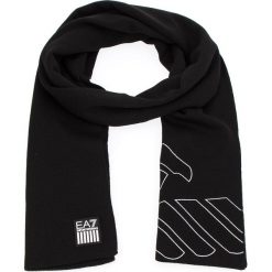 Szal EA7 EMPORIO ARMANI - 275804 8A302 00020 Black. Czarne szaliki i chusty damskie EA7 Emporio Armani, z materiału. W wyprzedaży za 269.00 zł.