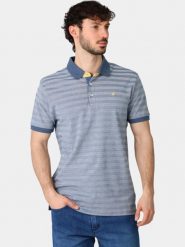 Koszulka Polo Męska TBS Sammipol. Niebieskie koszulki polo męskie TBS, na lato, m, bez wzorów, z bawełny, biznesowe, bez ramiączek. Za 274.50 zł.
