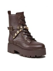 Guess Trapery Vaida FL8VDA Brązowy. Brązowe śniegowce i trapery damskie Guess, ze skóry. Za 759.99 zł.