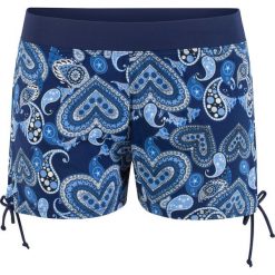 Szorty kąpielowe bonprix niebieski z nadrukiem. Niebieskie bikini damskie bonprix, z nadrukiem. Za 74.99 zł.