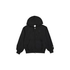 Bluza damska Champion Full Zip Hoodie Sweatshirt 117787. Czarne bluzy sportowe damskie Champion, l, bez wzorów, bez kaptura. Za 310.28 zł.