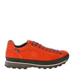 Buty turystyczne męskie LOMER Bio Naturale Low Mtx. Czerwone eleganckie półbuty Lomer, z gumy, eleganckie, bez zapięcia. Za 591.00 zł.