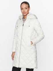 CMP Płaszcz zimowy 33K3696 Biały Regular Fit. Białe płaszcze damskie CMP, na zimę, bez wzorów, z syntetyku, bez kaptura. Za 539.99 zł.