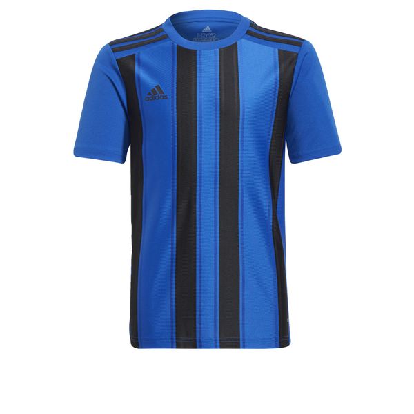 Koszulka dziecięca adidas Striped 21. Czarne t-shirty dla chłopców Adidas, bez wzorów, bez ramiączek. Za 106.40 zł.