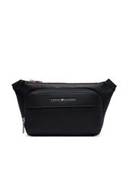 Tommy Hilfiger Nerka Th Central Bumbag AM0AM14755 Czarny. Czarne saszetki męskie Tommy Hilfiger, ze skóry. Za 369.99 zł.
