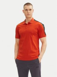 EA7 Emporio Armani Polo 7M000139 AF10375 U3012 Pomarańczowy Regular Fit. Brązowe koszulki polo męskie EA7 Emporio Armani, m, bez wzorów, z bawełny, bez ramiączek. Za 219.99 zł.