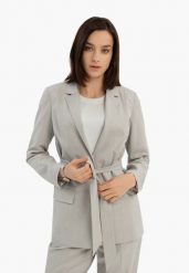 Marynarka z bawełną JB-RUNTA. Żakiety damskie Volcano, l, bez wzorów, z bawełny, eleganckie. Za 249.99 zł.