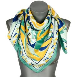 Zielona Chusta Damska Apaszka Pod Szyję Lekka Elegancka Oryginalna Mdb-33. Zielone szaliki i chusty damskie bez wzorów, z materiału, eleganckie. Za 29.99 zł.