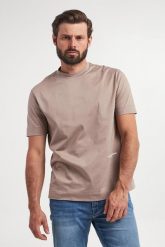 T-shirt męski EMPORIO ARMANI. T-shirty męskie Emporio Armani, l, bez wzorów, bez kołnierzyka. W wyprzedaży za 399.20 zł.