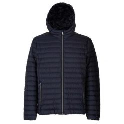 Kurtka GEOX M WARRENS Niebieski. Niebieskie kurtki damskie Geox, m, bez wzorów, z tkaniny, bez kaptura. Za 675.99 zł.