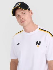 4F Czapka z daszkiem trucker snapback 4F x Drift Masters - czarna L/XL. Czarne czapki i kapelusze damskie 4f, na lato, bez wzorów, z bawełny, eleganckie. Za 119.99 zł.