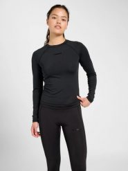 Damska koszulka z długim rękawem Hummel Prima. Czarne t-shirty damskie Hummel, l, bez wzorów, z materiału, klasyczne, bez kołnierzyka. Za 166.38 zł.
