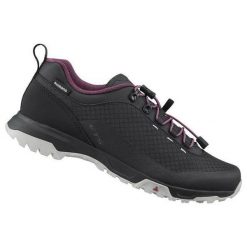 Kobiety - Buty kolarskie ET501W. Czarne obuwie sportowe damskie Shimano, bez wzorów, rowerowe. Za 503.00 zł.